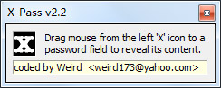  X-pass(星号密码查看器) V2.2 绿色版
