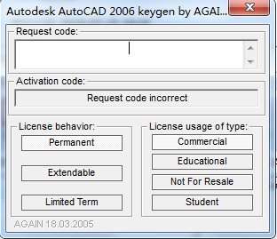 CAD2006注册机_AutoCAD2006注册机激活码算号器(关测能用)