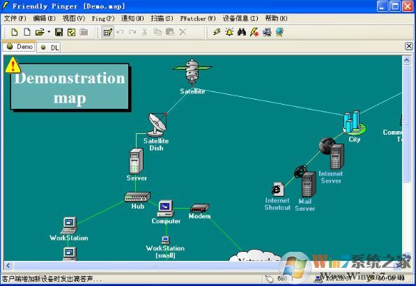 拓扑图软件下载_Fpinger(网络拓扑图制作软件)v5.0.1 绿色汉化版