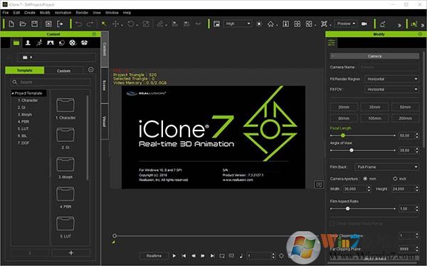 iClone下载_iClone(3D图片渲染工具)v7.3 PRO汉化破解版