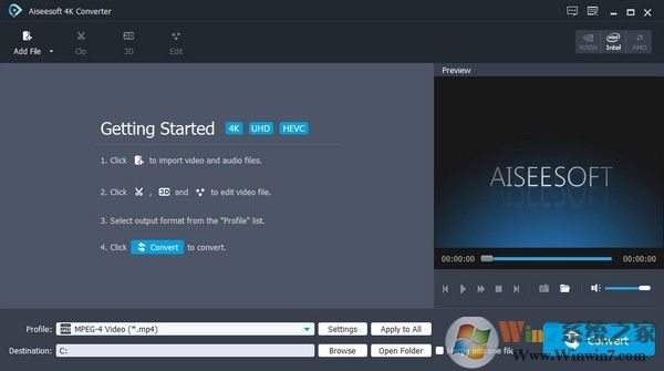 Aiseesoft 4K Converter(4k视频转换软件)绿色版