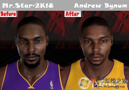 NBA 2K13安德鲁·拜纳姆身形面补MOD补丁