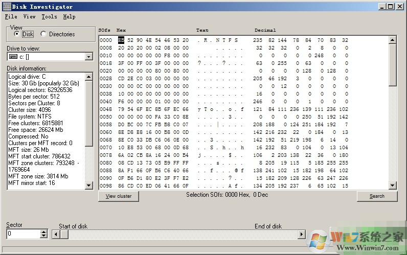 Disk Investigator(直接修改硬盘数据)下载