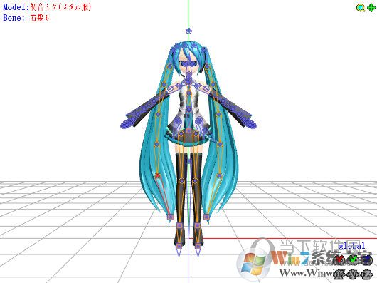 MikuMikuDance(MMD 3D动漫人物跳舞编辑器)v7.39汉化版