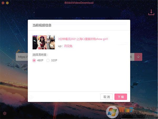 BilibiliVideoDownload(哔哩哔哩视频解析工具)