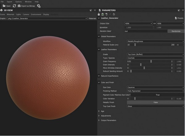 Poliigon Leather Generator(C4D皮革纹理生成插件)