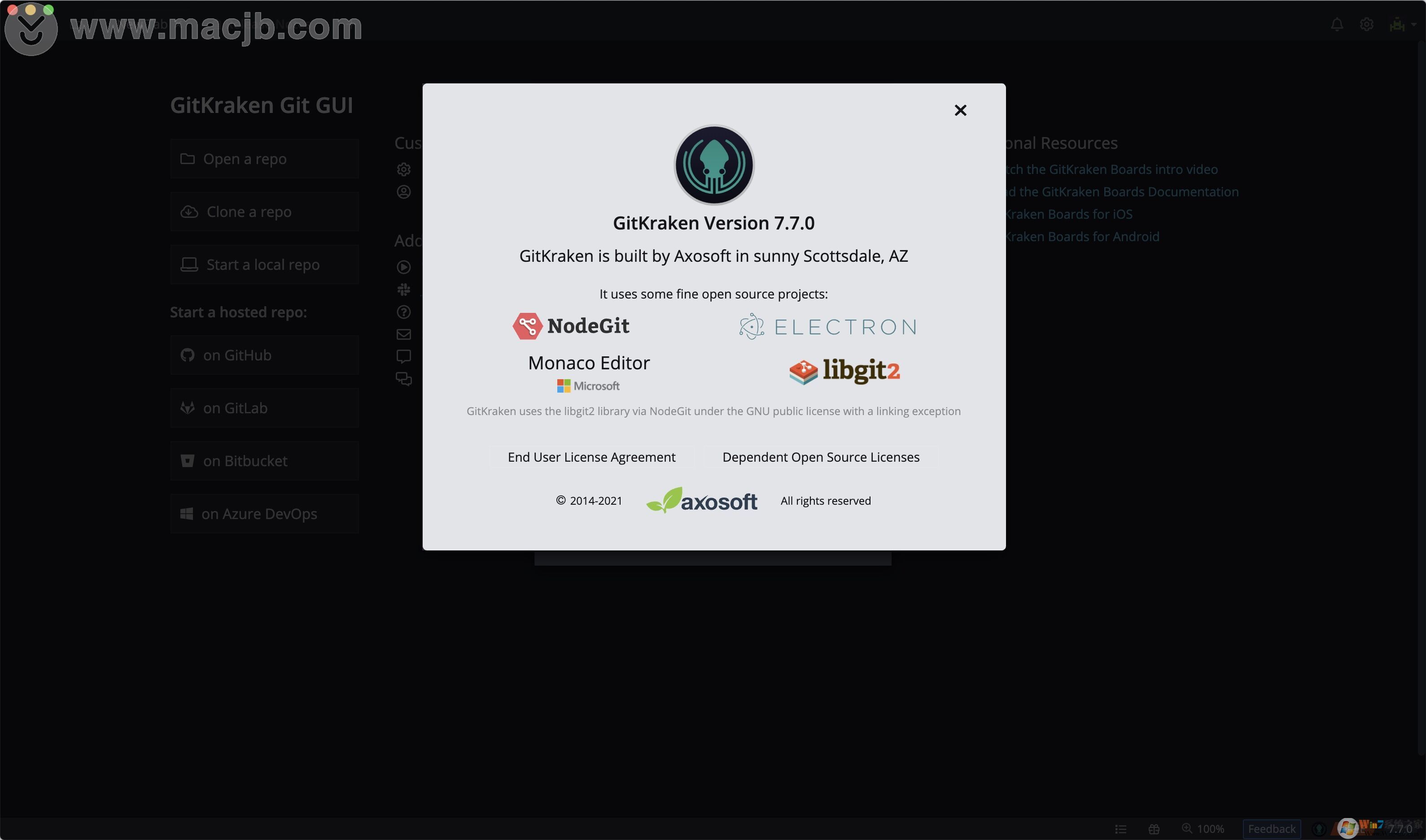 GitKraken for Mac跨平台多功能Git客户端 V7.7.0官方版