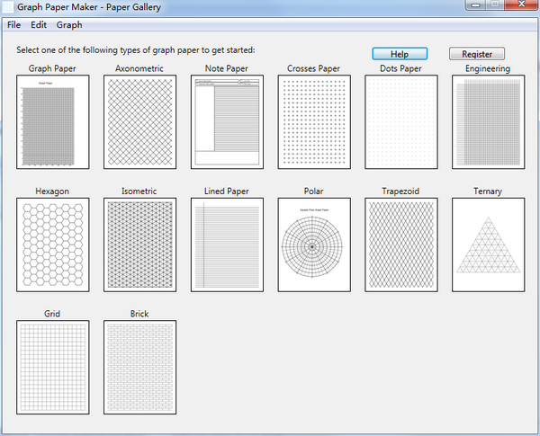 Graph Paper Maker(函数绘图工具)