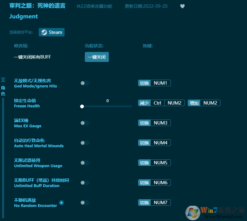 审判末世生存模拟二十二项修改器