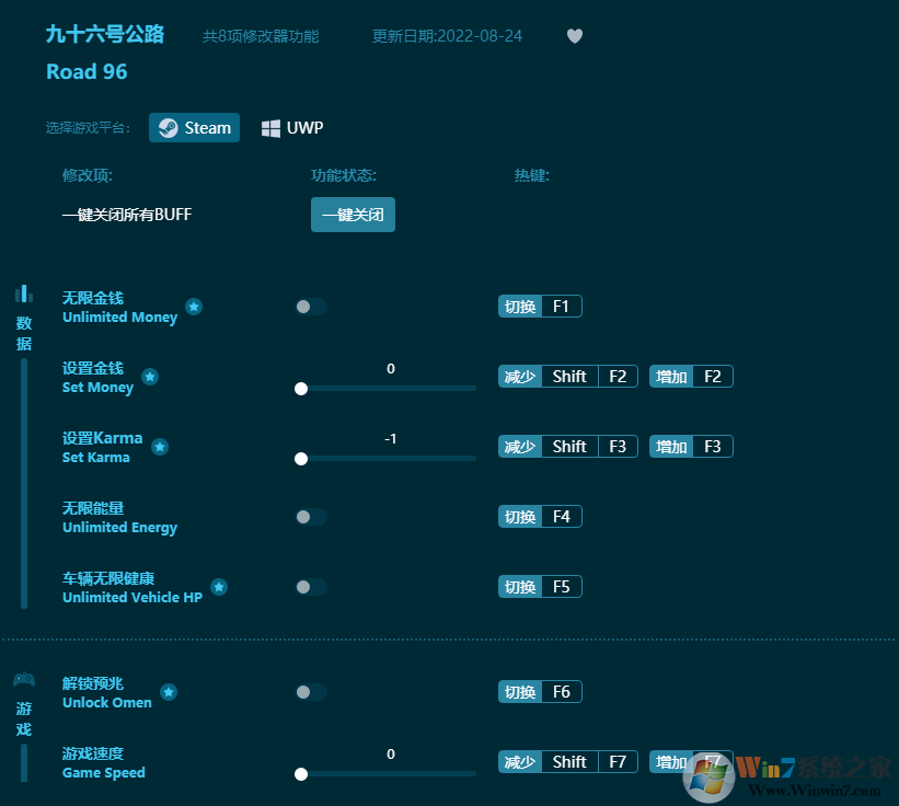 九十六号公路八项修改器