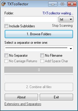 TXTcollector(文本合并工具)