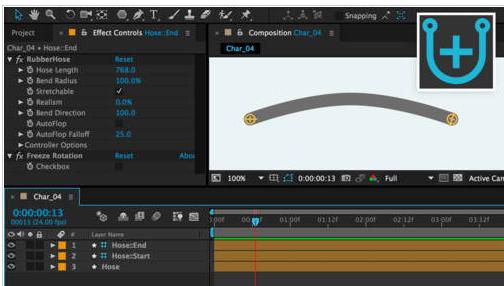 RubberHose插件下载_AE动画脚本（RubberHose）绿色汉化版