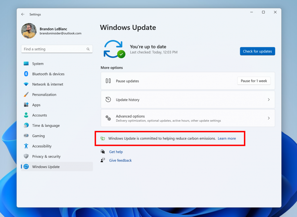 微软 Win11 Dev 预览版 22567 发布：Windows Update 优先利用清洁能源，改进 Microsoft 365 订阅管理、智能 App 控制（附更新内容大全）