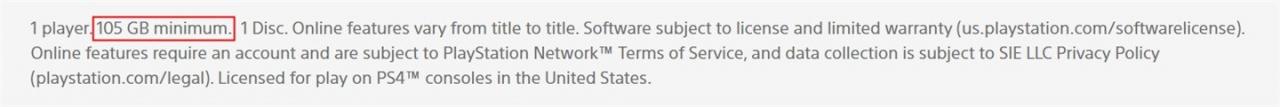 索尼 PS5 游戏文件大小曝光，动辄 100GB