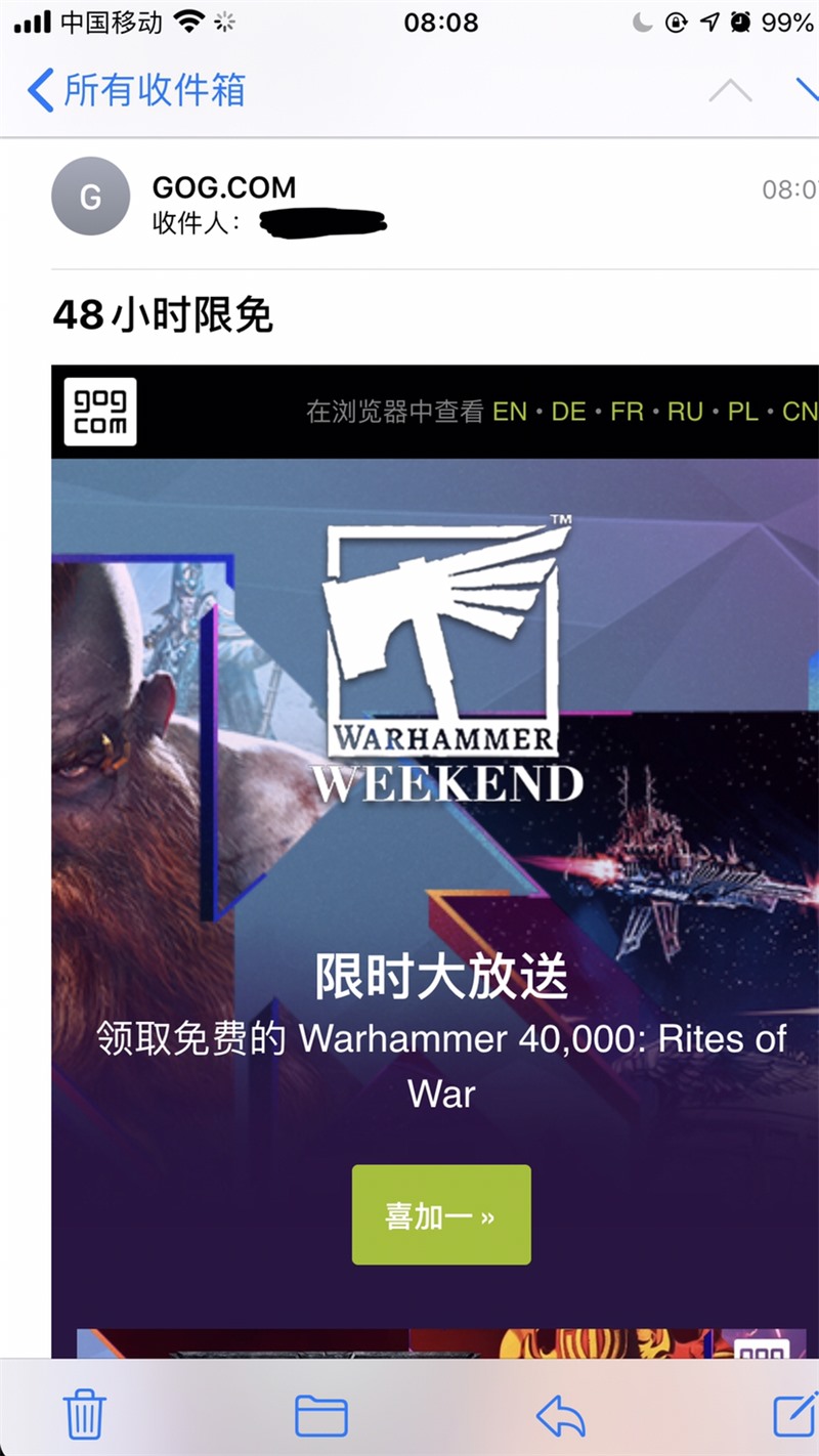 GOG 喜加一：回合制策略《战锤 40K：战火洗礼》免费领