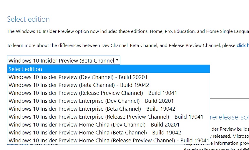 微软正式推送Win10 20H2 Build 19042预览版ISO镜像下载