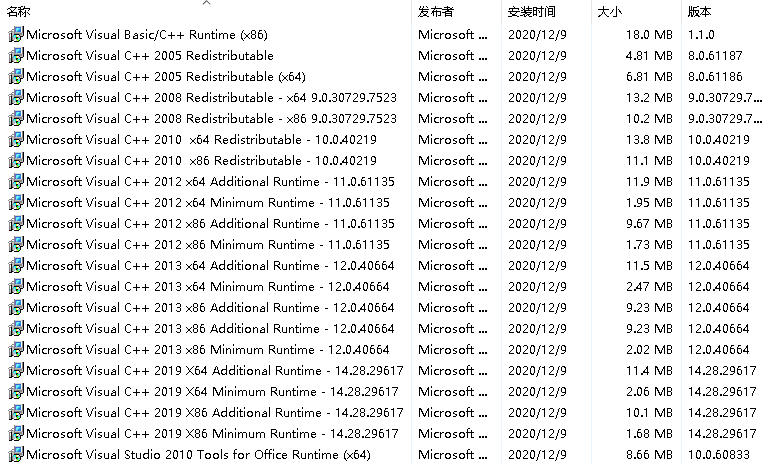 Visual C++ 运行库合集完整版21年4月版v47