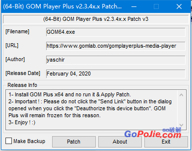 GOM_Player_Plus_v2.3.4x破解软件