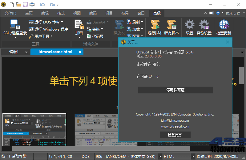 IDM UltraEdit 28.00.0.114 中文绿色特别版