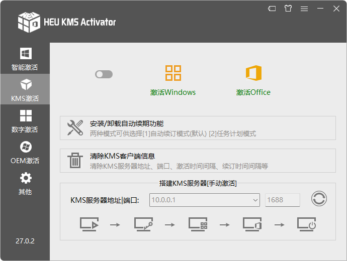 HEU KMS Activator (系统激活工具) v28 正式版-2