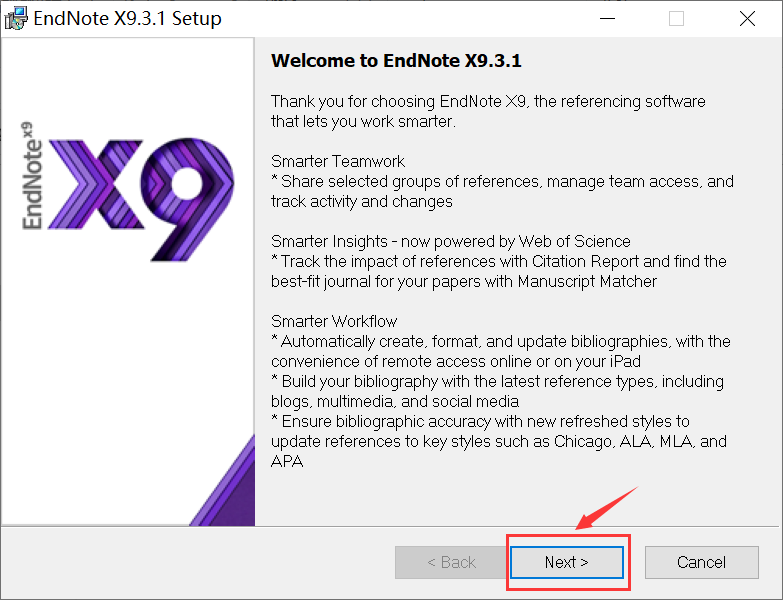 Endnote安装包免费版下载及安装教程-2