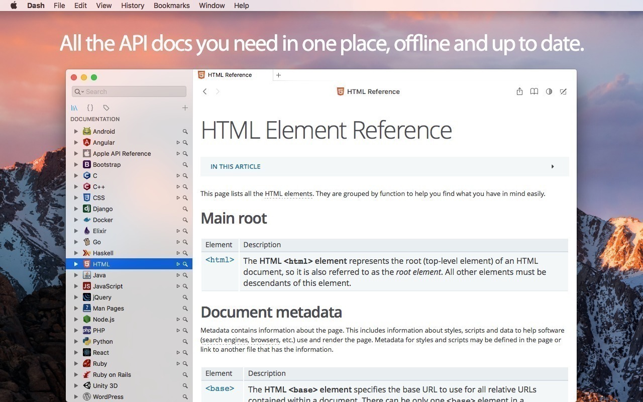 Dash For v7.1.7 开发语言离线文档管理软件