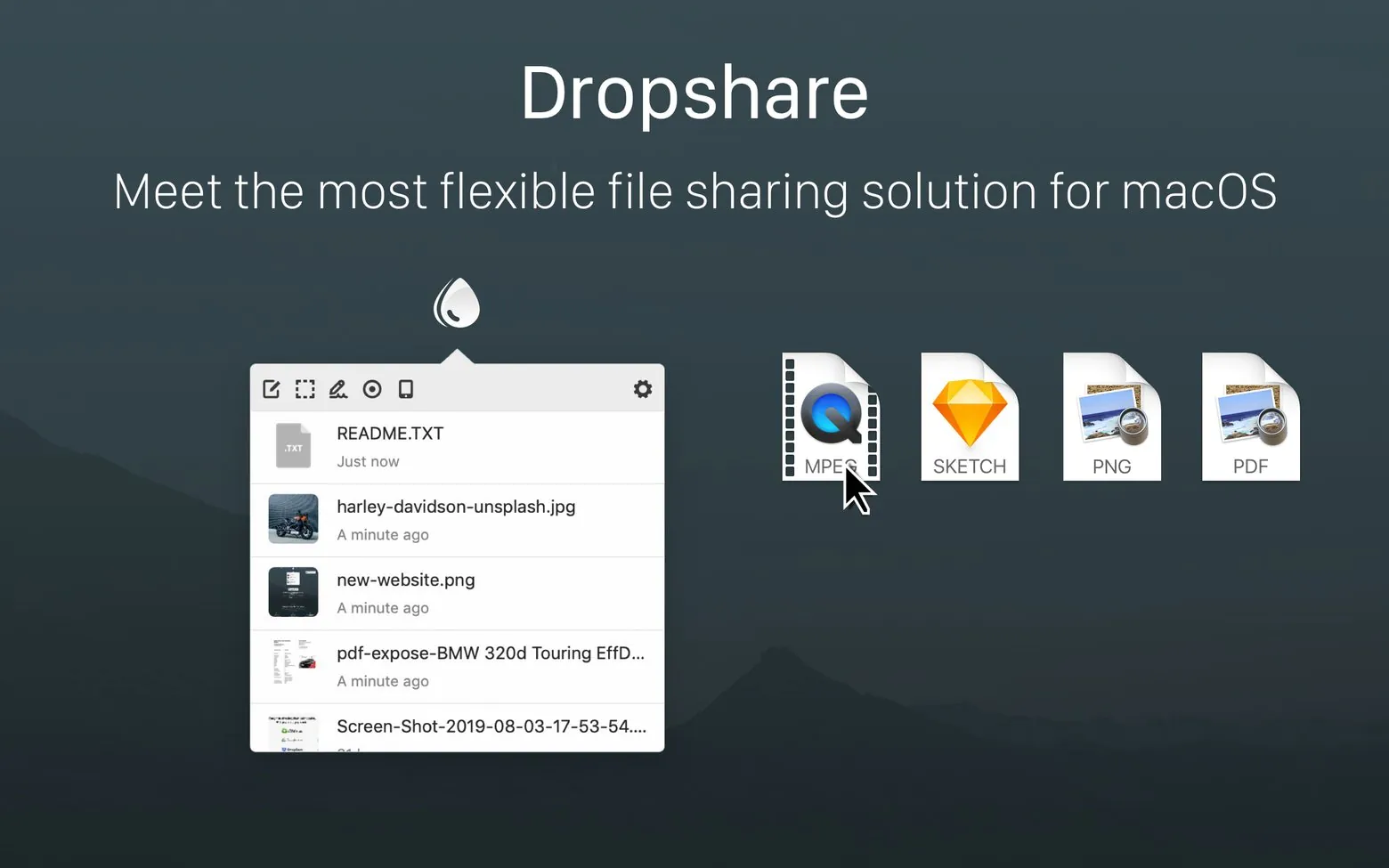 Dropshare 5 For Mac v5.42 拖拽上传客户端