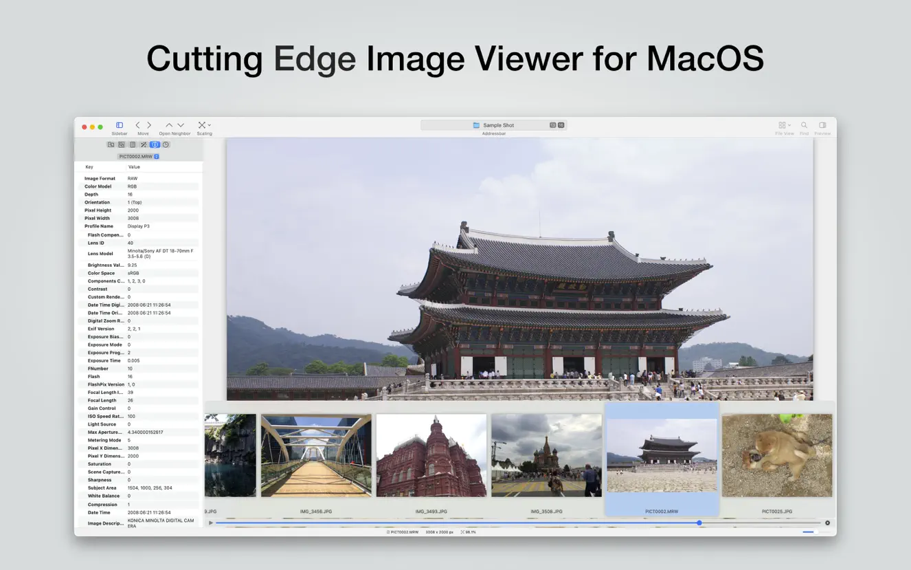 EdgeView 4 For Mac v4.3.9 小巧功能强大的图像浏览器中文版