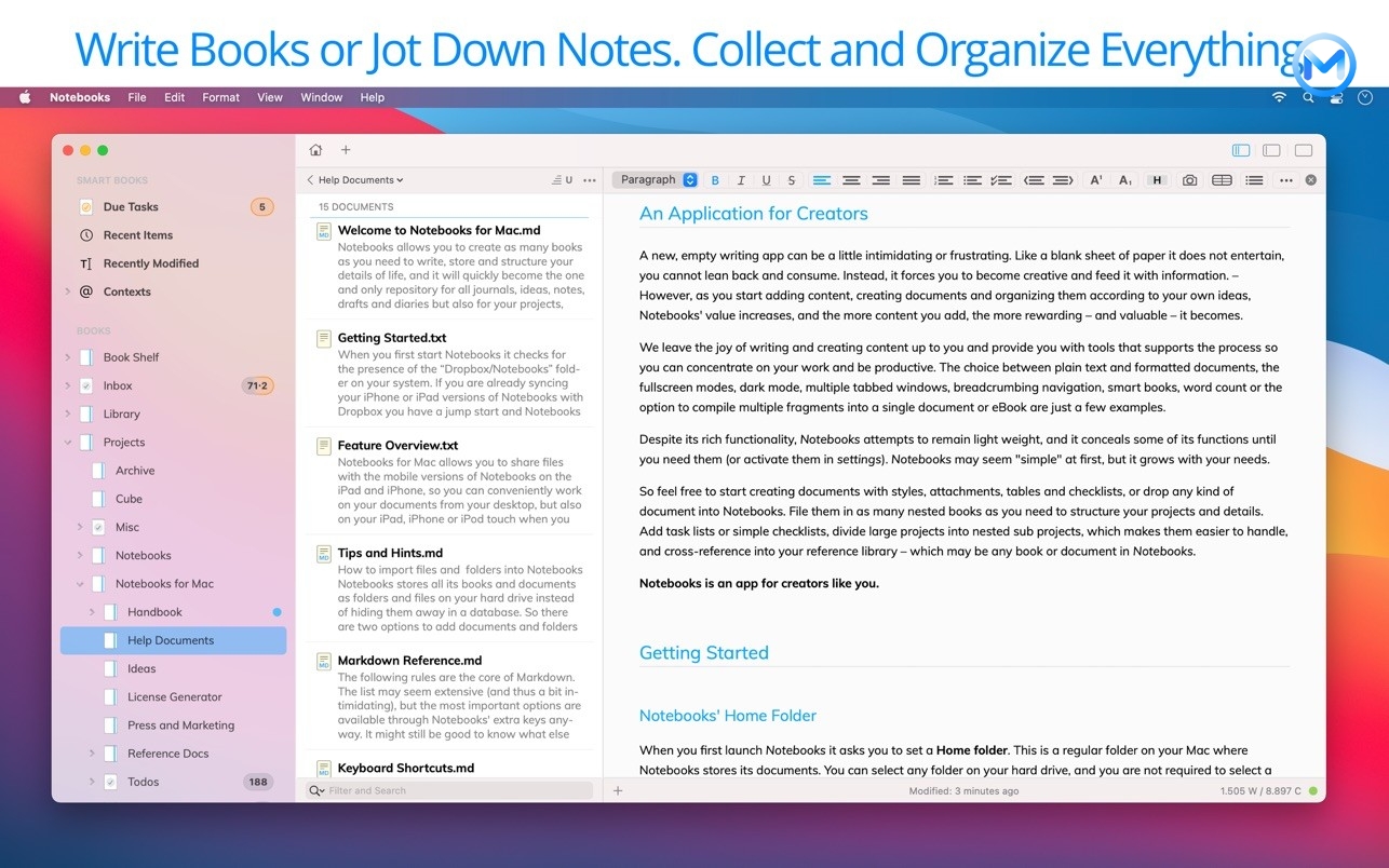 Notebooks For Mac v3.3.2 笔记本软件