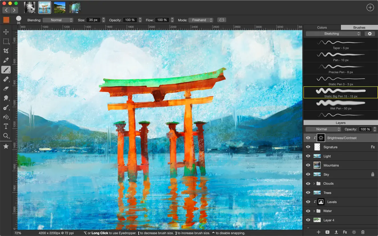 Artstudio Pro For Mac v5.1.20 强大的绘画和照片编辑软件