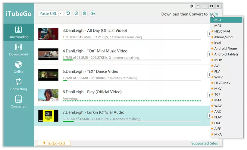 iTubeGo YouTube Downloader For Mac v7.2.0 YouTube视频下载器中文版