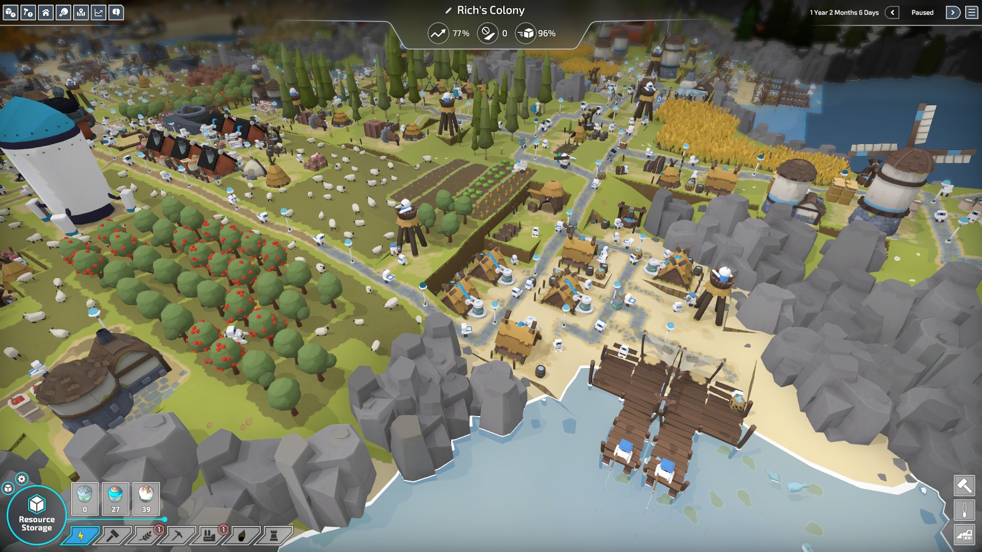 殖民者 The Colonists For Mac v1.6.9.1 机器人模拟殖民游戏中文版