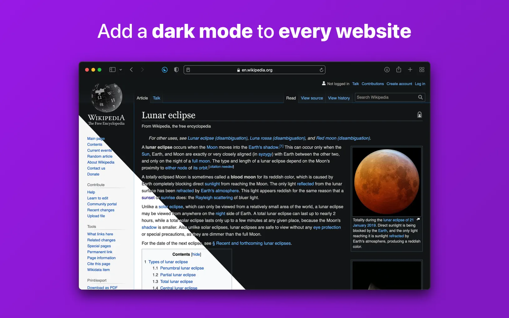 Noir For Mac v2023.2.5 Safari暗色模式扩展工具