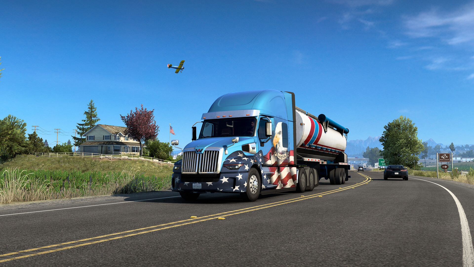 American Truck Simulator For Mac v1.46.3.6s Fix Sonoma美国卡车模拟中文版全DLC