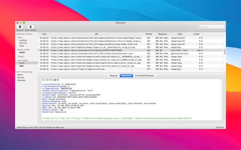 Debookee For Mac v8.1.5 网络分析工具