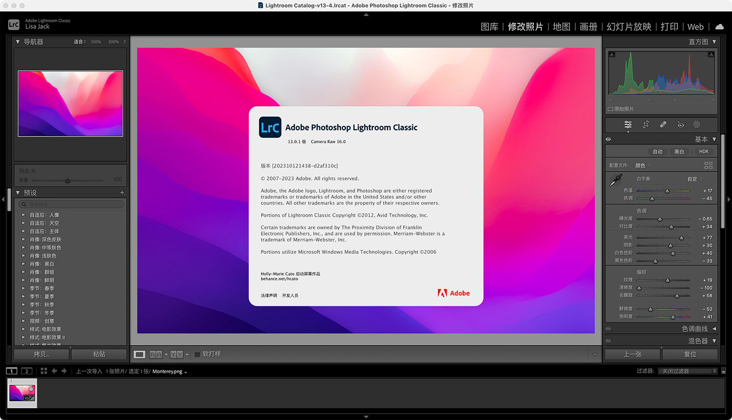 Adobe Lightroom Classic 2024 For Mac v13.0.1 +ACR16.0 Lrc多语言一键安装最新完美版