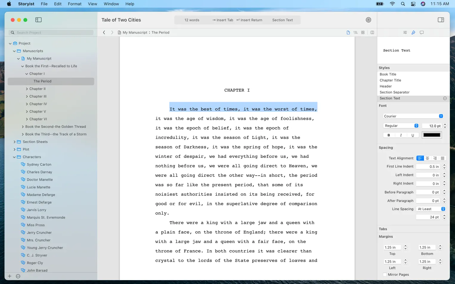 Storyist 4 For Mac v4.3.3 小说编辑写作软件