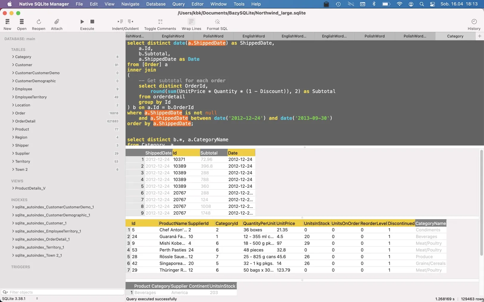 Native SQLite Manager For Mac v1.26.3 SQLite数据库管理工具