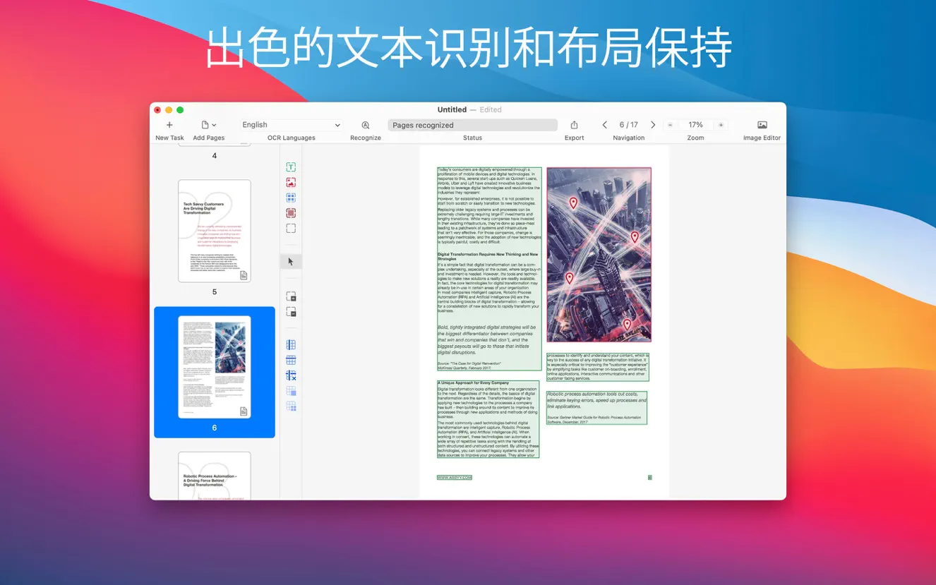 ABBYY FineReader PDF For Mac v15.2.13 OCR转换器中文版