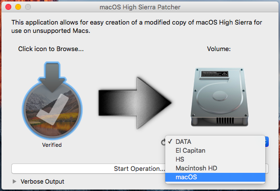 macOS High Sierra Patcher v2.7.0让老旧Mac电脑安装升级macOS High Sierra