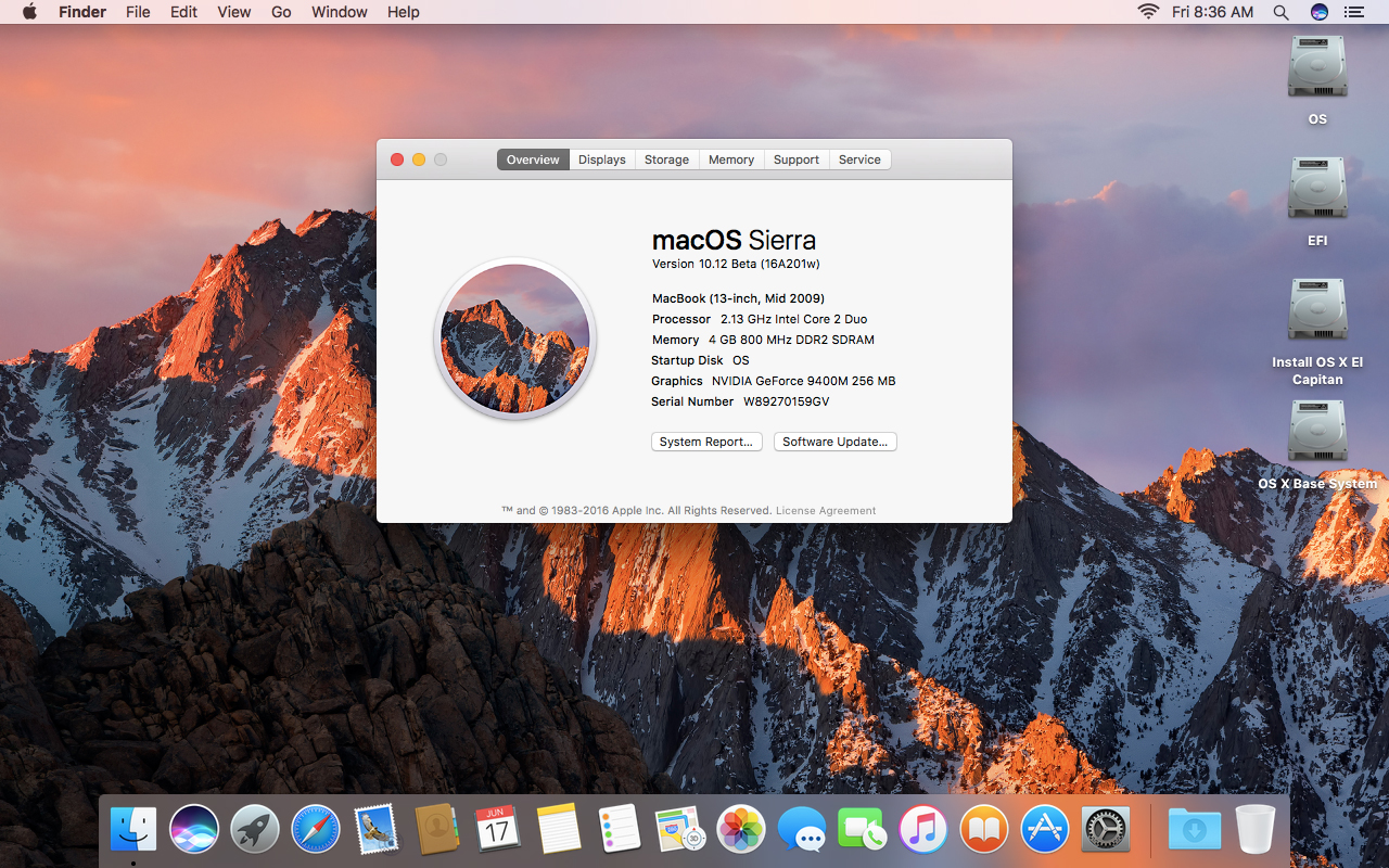 macOS Sierra Patcher v4.2.7让老旧Mac电脑安装升级macOS Sierra