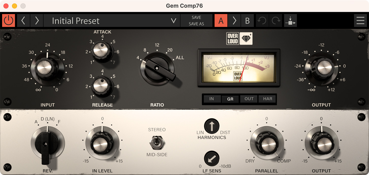 Overloud Gem Comp76 For Mac v2.0.10音乐插件