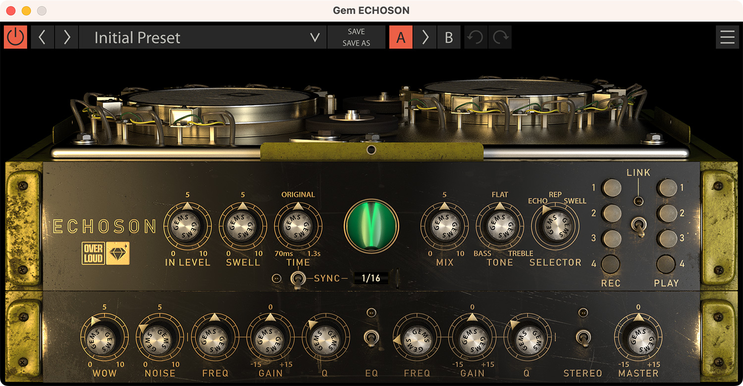 Overloud Gem ECHOSON For Mac v1.0.7 音乐插件