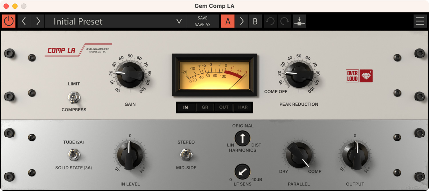 Overloud Gem Comp LA For Mac v1.0.7 音乐插件