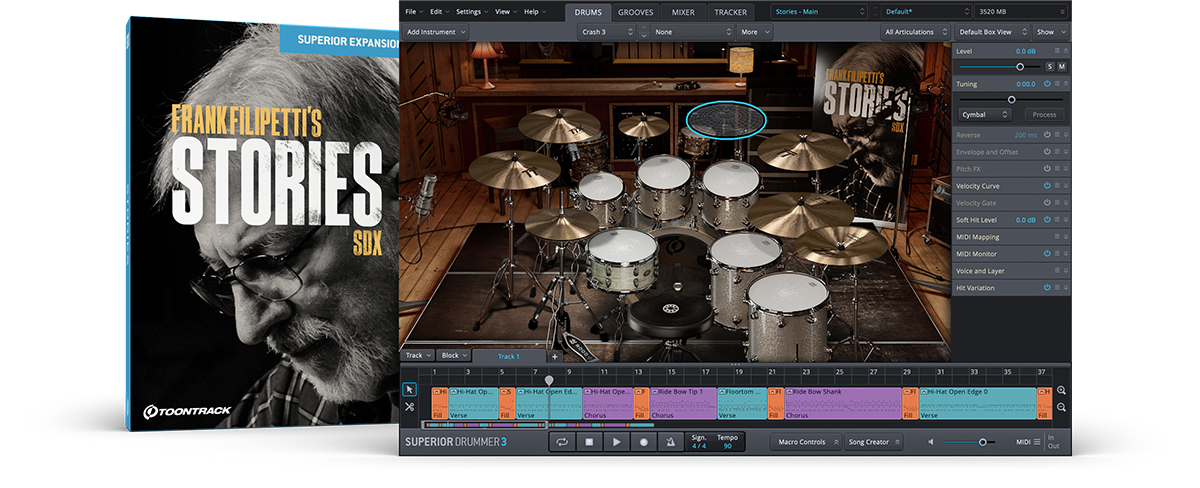 Toontrack Stories SDX SOUNDBANK 声音库