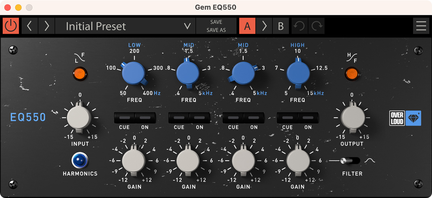 Overloud Gem EQ550 For Mac v1.1.6 音乐插件