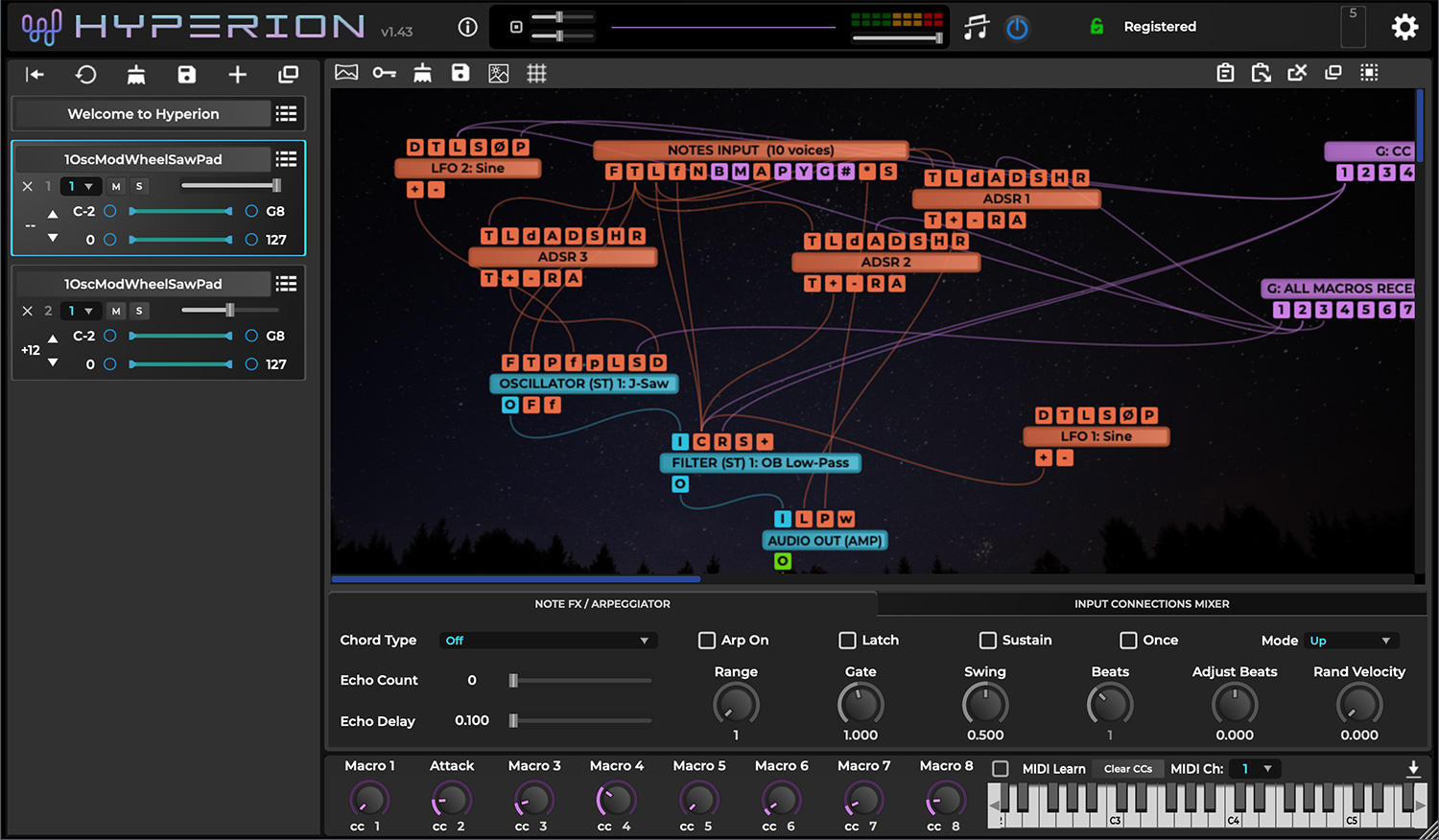 Wavesequencer Hyperion For Mac v1.43 音乐插件