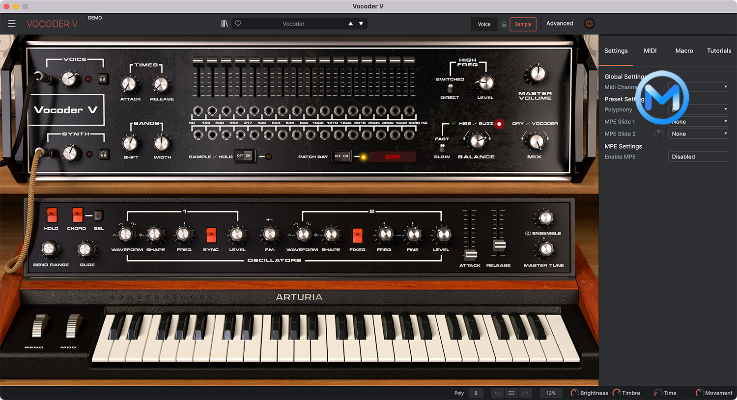 Arturia Vocoder V For Mac v1.5.0 (3420) 音乐插件