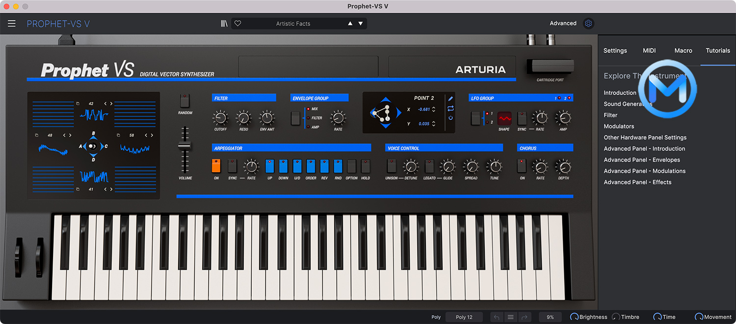 Arturia Prophet-VS VFor Mac v1.2.0 (3420) 插件