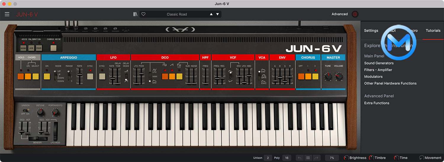 Arturia Jun-6 V For Mac v1.5.0 (3420) 插件